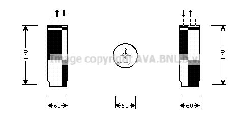 AVA QUALITY COOLING džiovintuvas, oro kondicionierius CRD073